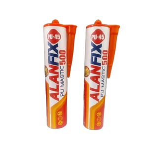 چسب پلی یورتان ماربل شیت و ترمووال آلان فیکس مدل alanfix pu 45 وزن 400 گرم بسته 2 عددی